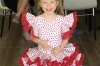 Abuela Mari made a flamenco dress for Brianna, for the Corpus Christi celebrations. Granada ES