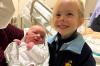 Brianna meets her very new sister Luna. Granada ES