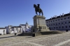 Statue of Duke João IV (1840) outside the Ducal Palace, Vila Viçosa, PT