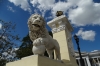 Lion's gate to Parque Jose Marti, Cienfuegos CU