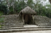 Stele in the Macanxoc group. Ancient Ruins of Coba