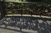 Locks on a bridge in Esplanāde Park Rīga LV