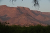 Sunrise from the White Lady Lodge, Brandberg Mountain, Namibia - chalet C5
