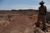 Our guide, Quinton, Rock Art (pertoglyphs) at Twyfelfontein, Namibia