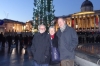 Bruce, Martine & Denis at Traflagar Square