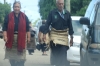 Funeral procession in the village of Kanokupolu at the western end og Tongatapu Island, Tonga