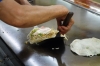 Okonomi-yaki (Savoury Pancake) in Hiroshima