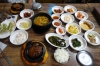 Korean lunch on the Gyeongju tour