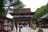 Main entrance gate at the Dazaifu Tenman-gū (shrine), Japan