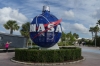 Entrance to the Kennedy Space Center FL