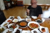 Couldn't possibly eat all this, vegetarian lunch at Gobawoo Restaurant near Gayasan Haein Temple, South Korea