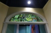 Kermit stained glass window. Centre for Puppetry Arts, Atlanta GA USA