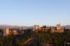 Alhambra from the Albaicin neighbourhood, late afternoon, Granada ES