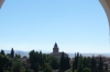 View to the Alhambra from Patio de la Acequia, Generalife, Granada ES