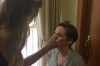 Sarah makeup time for Hayden & Andrea's wedding, Granada ES