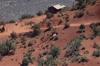 Hiker\'s hut. Walk from Pipe Creek Vista to Mather Point, Grand Canyon, AZ