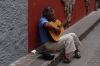 Playing the harmonica & guitar in Guanajuato