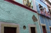 Colourful houses is Guanajuato