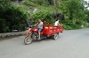 Typical scooter near Yangshuo, China