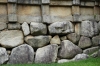 Natural rock foundations are earthquake proof, Gyeongju Bulguksa temple, South Korea