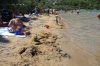 The "sandy beach" of U Lovrečina HR