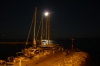 Full moon over the marina at Bol HR