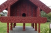 Pataka (store house) at Te Puia park, Rotorua NZ