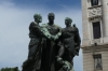 Statues in front of Palacio Legislativo (Parliament House), Montevideo UY