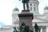 Alexander II statue in front of Helsinki Cathedral FI