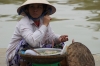 Food vendors on the Thu Bon River, Hoi An, VN