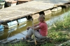 Taking a break by the river in Győr HU