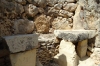 Temple on the right hand side. Ggantija Temples, Gozo Island, Malta