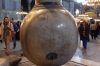 Hagia Sofia Museum, Istanbul TR.  Two giant marble jugs came from Pergamon in Turkey.