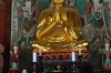 Buddha in the main temple, Seonunsa Temple, South Korea