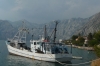 Fishing boat on Kotor Lake