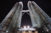 Petronas Twin Towers at night, Kuala Lumpur MY