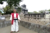 Samuri swordsman, Kumamoto Castle, Japan