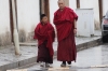 Youn and older monk, Labrang Monastery, Xaihe, Tibet