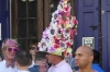 Easter hats on parade on Bourbon Street, New Orleans LA