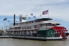 Natchez Paddle Steamer on the Mississippi River. New Orleans LA USA