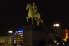 King Louis XIV in Place Bellecour, Lyon at night