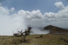Crater Santiago at Masaya Volcano, near Granada NI