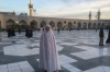 Thea in chardor at Haram-e-Razavi shrine, Mashad IR