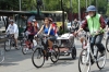 Paseo de la Reforma, closed to motorized traffic on Sundays 08:00-14:00, only pedal and foot power, Mexico City