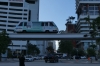 The Metromover, free transport, Miami FL