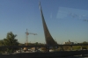 Monument to the Russian Space Race near Moscow RU.