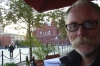 Bruce had a beer in Red Square, Moscow RU.