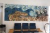 Funicular upper station artwork. Nazaré PT