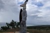 Escultura Veado Surfista, Nazaré PT