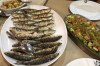 Our sardine platter at Restaurant Adélia in Nazaré PT